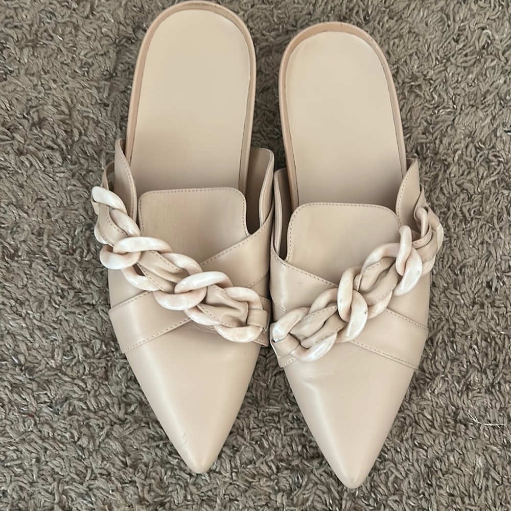 Lulu Chained Mules Size 11